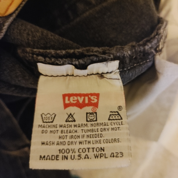 Vintage 90's Black Levis 501 jeans - Picture 5 of 11